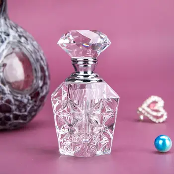 H&D 3ML Selge Vintage Crystal Parfüümi Pudel Tühi Mini Korduvtäidetavaid Pudel Kodus Pulm Teenetemärgid, kes Reisivad Kingitus Naistele