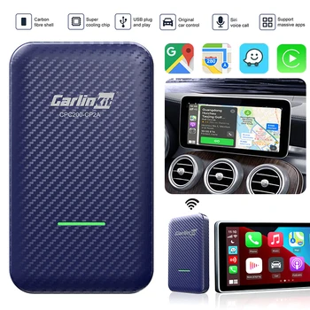Carlinkit 4.0 Traadiga ja Traadita CarPlay Adapter Android Auto Dongle Auto Multimeedia Mängija Activator 2In1 OTA Online Upgrade