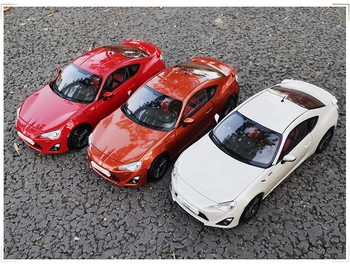 1/18 Toyota GT 86 GT86 võidusõiduauto Diecast Auto Mudel Lapsed Poiss Kingitused Oranž/Punane/Valge Metall,Plastik,Kumm
