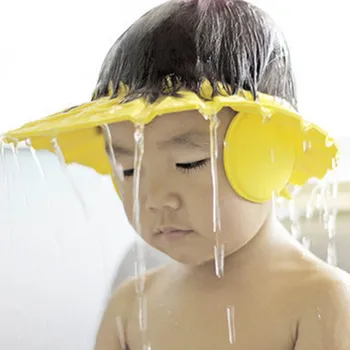 Baby Shower Cap Reguleeritav Juuste Pesu Müts Vastsündinud Imiku Kõrva Kaitse Ohutu Lastele Kids Šampoon Kilp Vann Pea Kaas