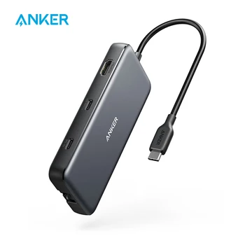 Anker sõda USB-C-Hub, PowerExpand 8-in-1 USB-C Adapter, koos 100W Võimu Üleandmise, 4K 60Hz HDMI Port, 10Gbps USB-C ja 2 USB-A A8383