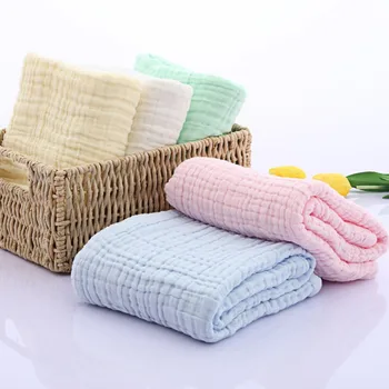 120x120cm Musliin cotton Baby Rätikud Sall Swaddle saunalina Vastsündinud Tütarettevõtjate Supelda Söötmine Nägu Washcloth Pühi