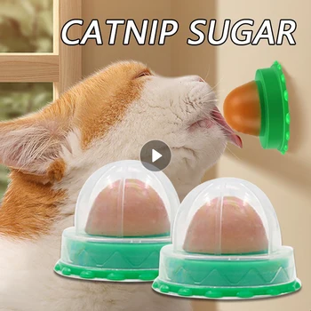 Kass Catnip Kassi Mänguasjad Tervisliku Toitumise Kass Lollipop Kass Mint Seinale Cat Energy Ball Candy Suupisted Kaubad Kasside Pet Products
