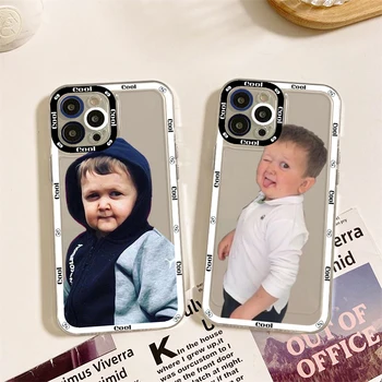 Hasbulla naljakas armas poiss Telefon Case for iPhone 11 12 13 Mini Pro Max 14 Pro Max Juhul kest