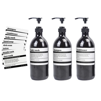 1000ml Korduvtäidetavaid Šampooni Dosaator on Tühi Konditsioneer Pudeli Pump Seebi Dosaator, Pudel Plastikust Vajutage Kreemiga Mahuti