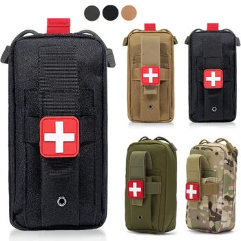 Taktikaline MOLLE Meditsiini EDC Kott Avarii EMT First Aid Kit Kott IFAK Kott Telkimine Ellujäämise Kott Sõjalise Talje Vahend Pack