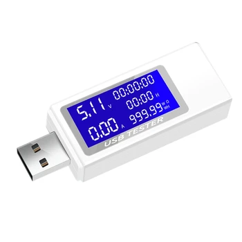 USB-Tester Digitaalne Voltmeeter Praegune Pinge Laadija Võimsuse Indikaator Detektor