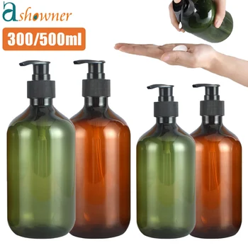 300/500ml seebidosaator Pudelid Vann Pump Pudel Korduvtäidetavaid Šampoon, dušigeel Vedelik Tühjad Pudelid Köök/Vannituba