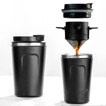 Korduvkasutatavad Kohvi Filter Kaasaskantav Kohvi Reisimine Kruus Käsitsi valmistatud Kohvi Dripper Tee Tassi Komplekt kohvikann Coffeeware Telkimine Toode