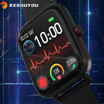 KESHUYOU Smart Watch Mehed Bluetooth Kõne Veekindel Sport Smartwatch 1.69