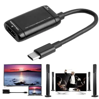 USB-C C-Tüüpi HDMI-ühilduv Adapter USB-3.1 Meeste ja Naiste Pikendus Kaabel MHL Android Telefon Tablett Padjad USB Hub Hotsale