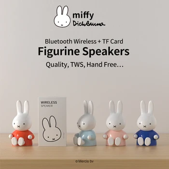 Miffy Bluetooth Figuriin Kõlar TF Kaardi Disaini Traadita Kõneleja Super Bass ja 3D Digitaalne Heli Valjuhääldi Handfree MIC kingitused