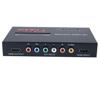 Video Capture Kaardi Component Video (punane, roheline, sinine, 3 RCA-pesa), Komposiit Video (kollane RCA pesa), et USB draiver otse.