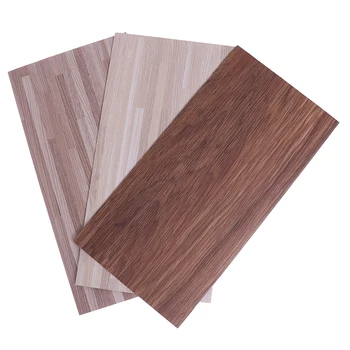Puidust Põrand DIY Materjali Nukumaja Kääbus PVC puiduimitatsiooniga Tera Korrusel Nukumaja Kleebised Uusi~ 8
